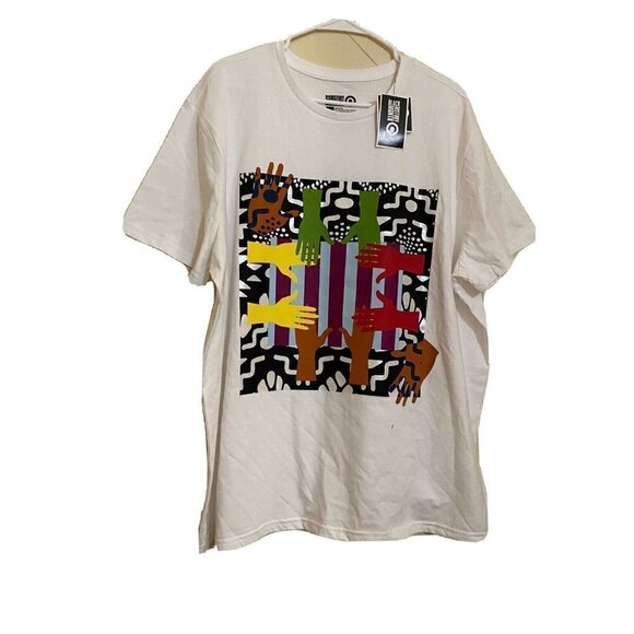 Black History Month Unisex Adult T shirt short sleeve White graphic Size XXL - Picture 1 of 5